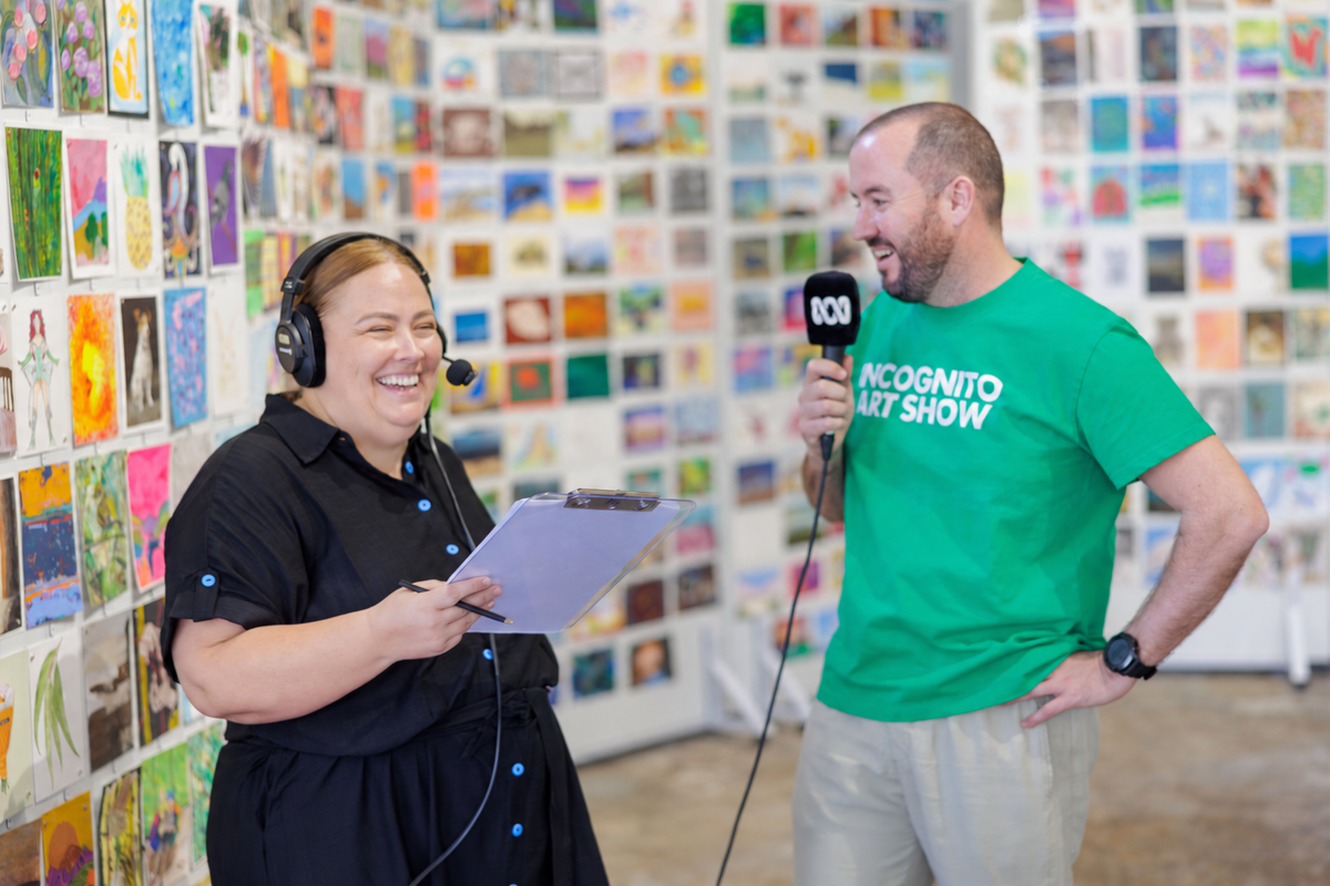Incognito Art Show Townsville show 2026 - Interview with co-founder Dave Liston. 